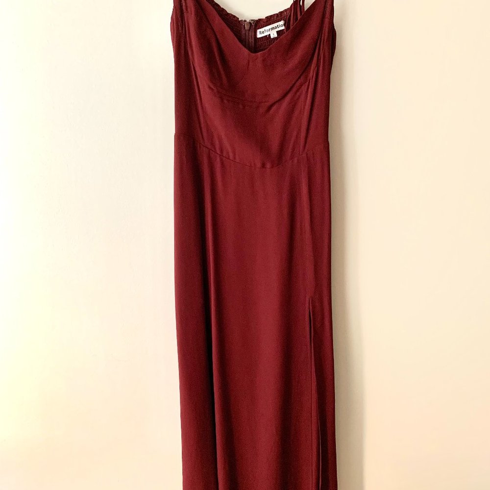 Reformation Juliette Dress - Plum - Size 6